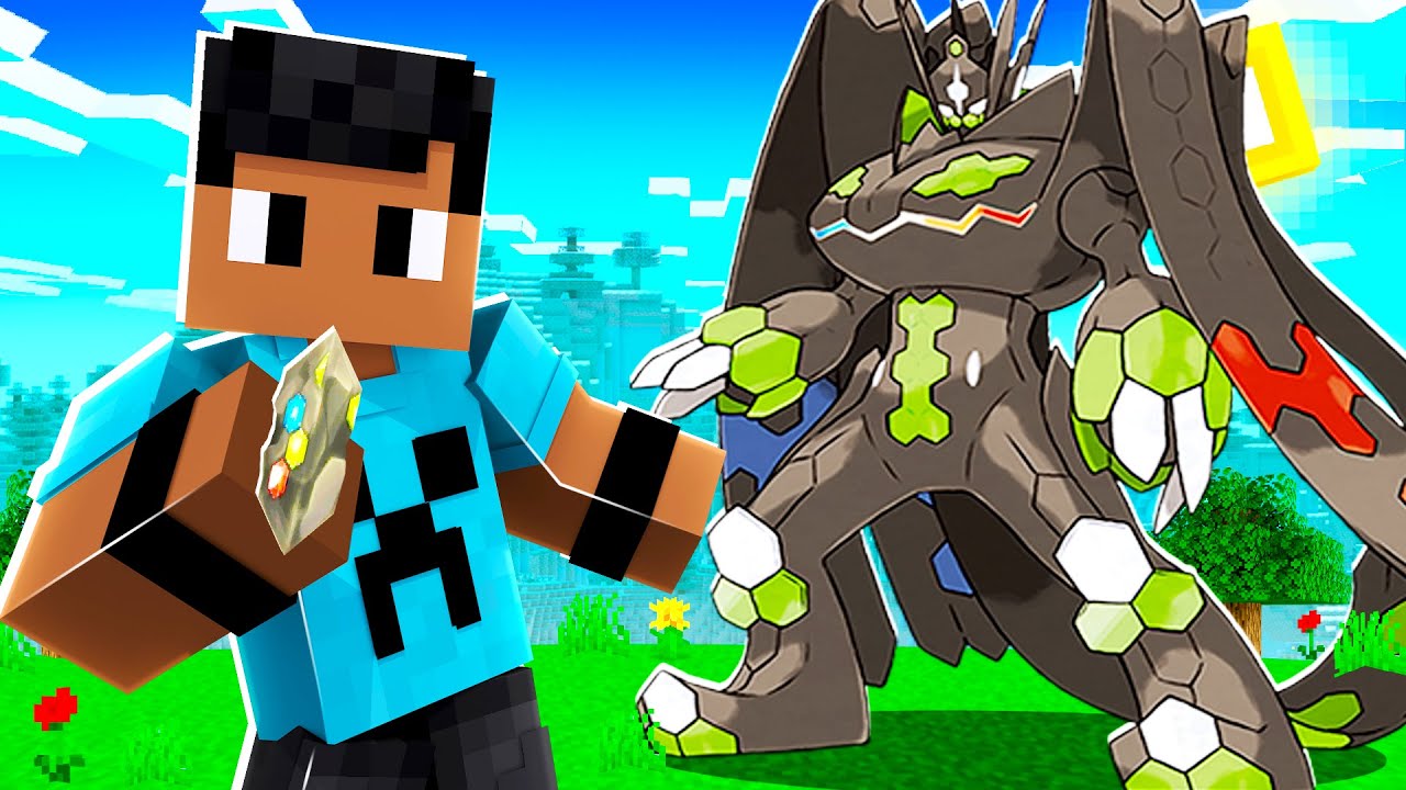 Forma 100% Do Zygarde no Minecraft
