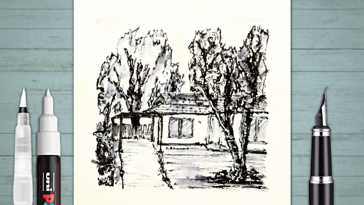 Australia: Easy and Fast Urban Sketching for beginners | Draw with me!