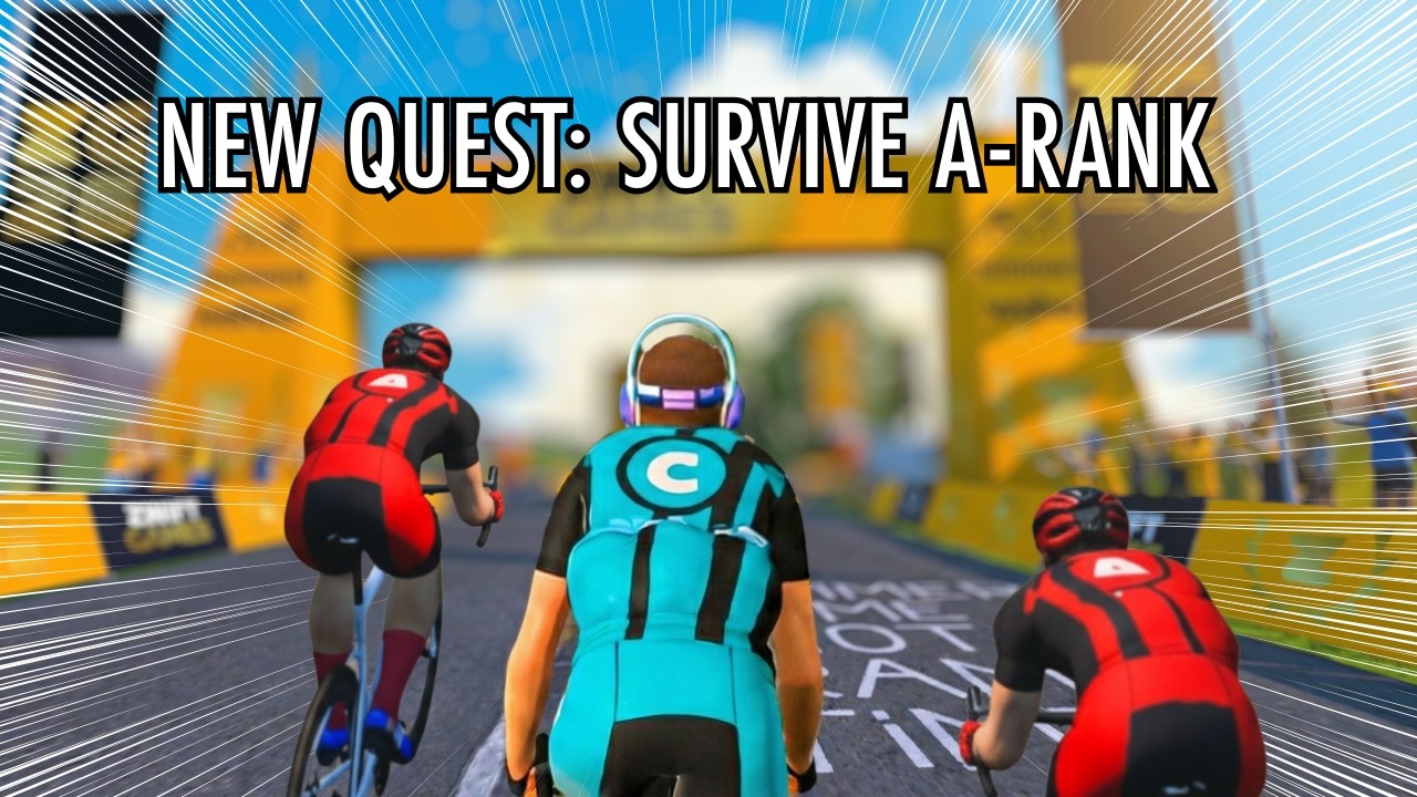 I tried an A-Rank race