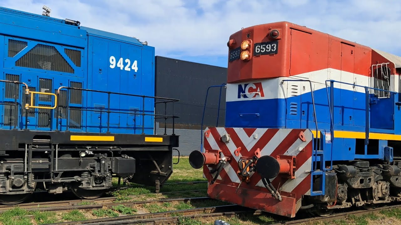 Cruce de Trenes BCyL y NCA Por Cañada de Gomez!!!