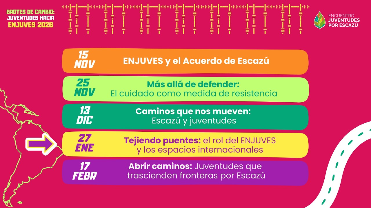 Sesión 4: Tejiendo puentes: el rol del ENJUVES y los espacios internacionales