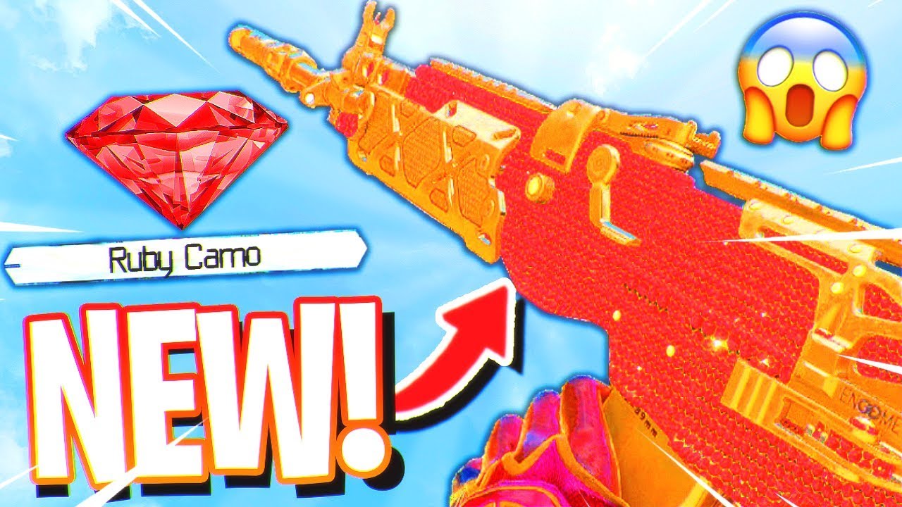 I Unlocked the SECRET RUBY CAMO.. 😱 (Black Ops 4 Rare Camo)