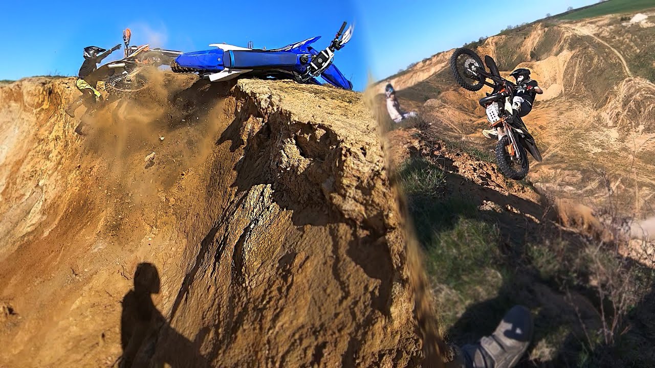 Nie podjedziesz = połamane plastiki 😟 | Niekończące się podjazdy na żwirowni | Yamaha YZ 250X