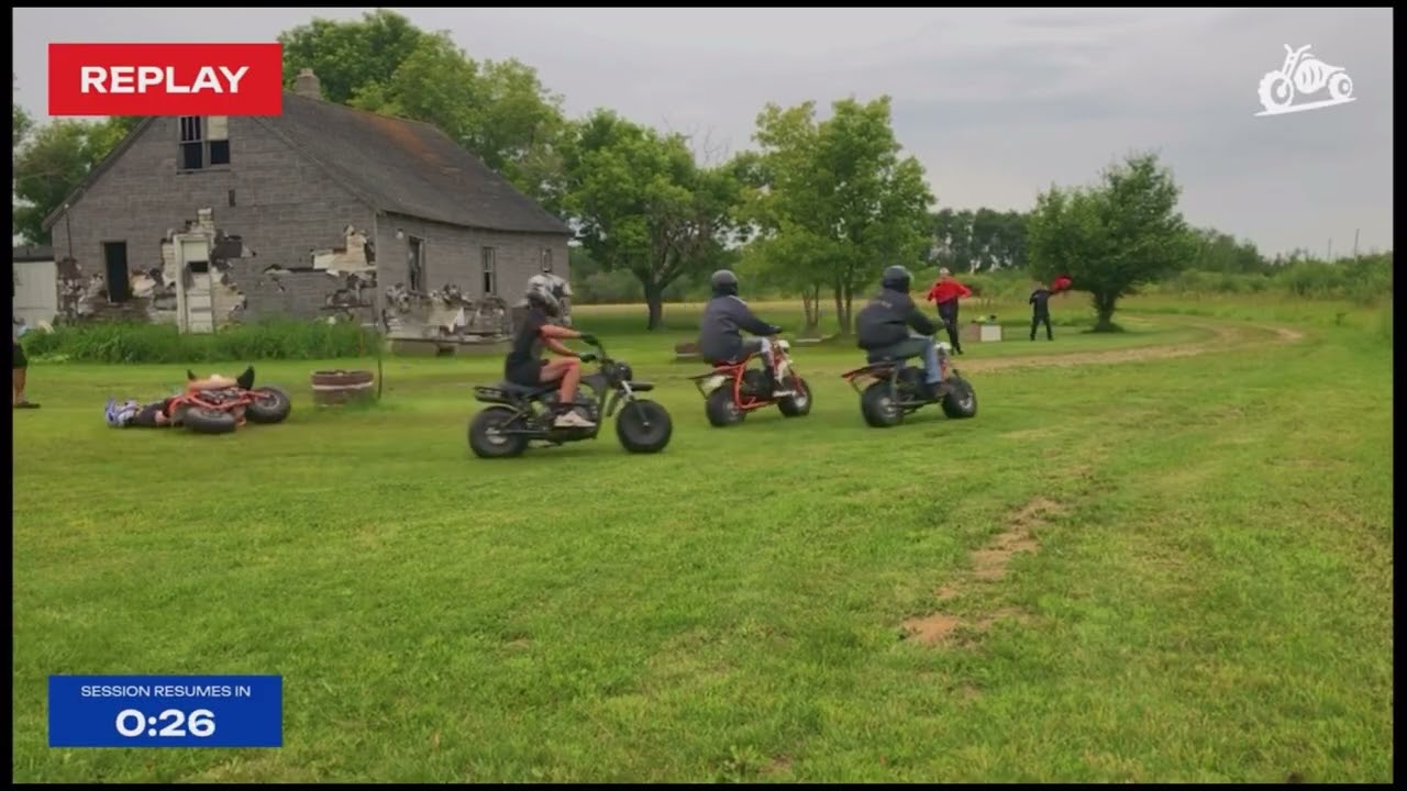 Mini Bike Racing Crash Compilation
