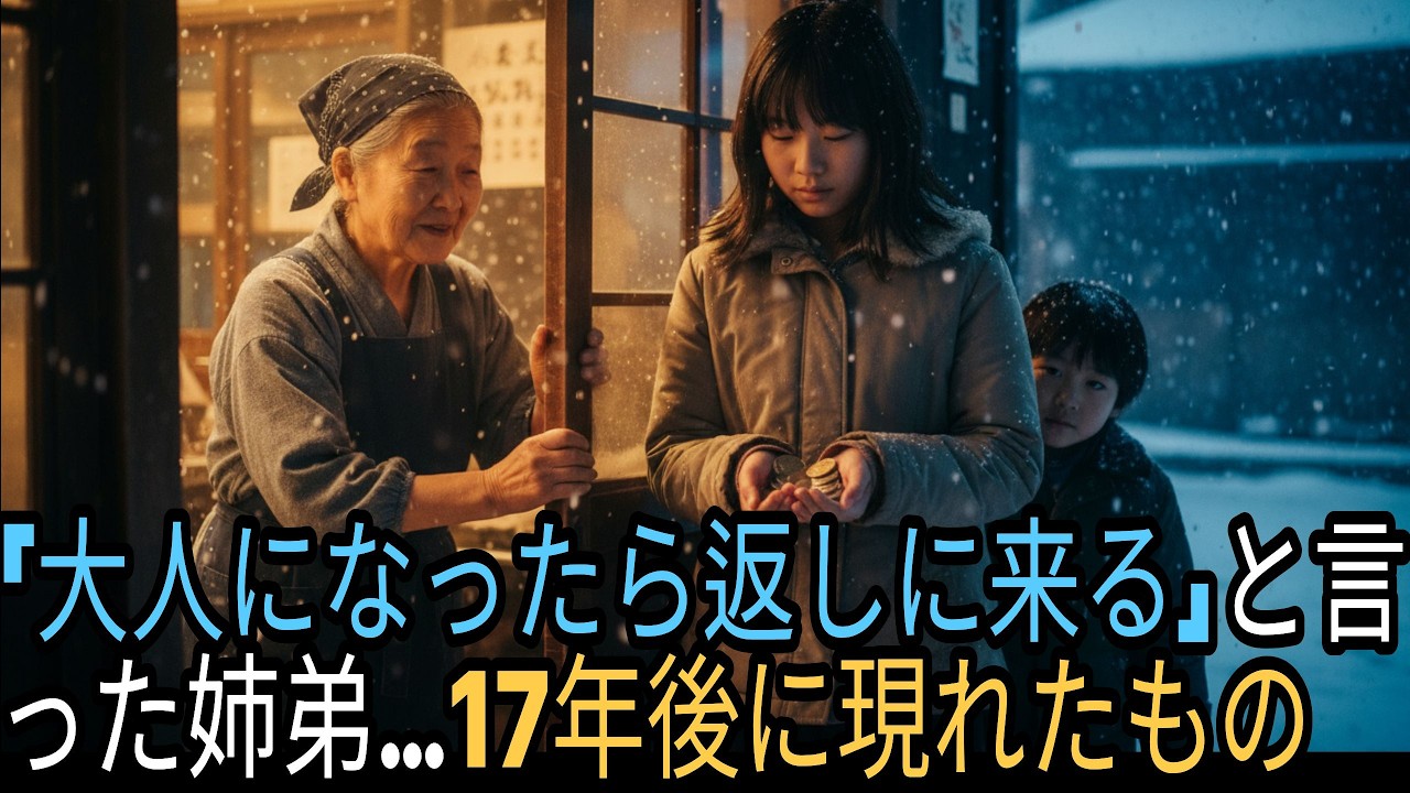 【実話・涙注意】百円のうどん一杯が17年後に戻ってきた日…68歳おばちゃんの秘密【感動】