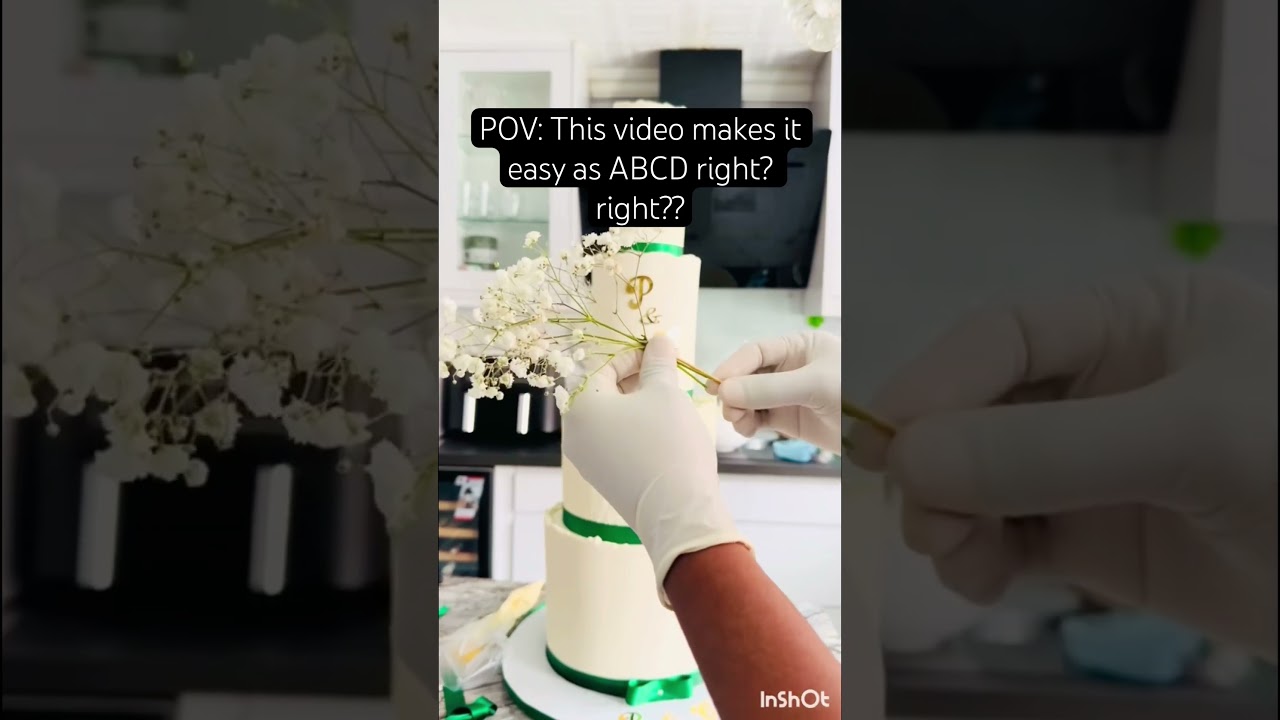 Learn how to prep fresh flowers for safe use in cakes 🥰 