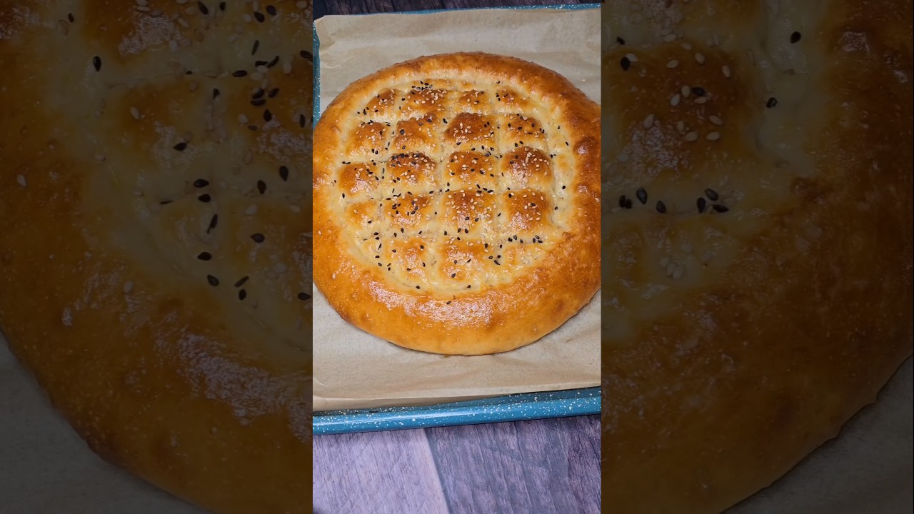 Delicious Turkish bread or Turkish pide Recipe. Mazali Turkcha non retsepti kommentda #food #recipe