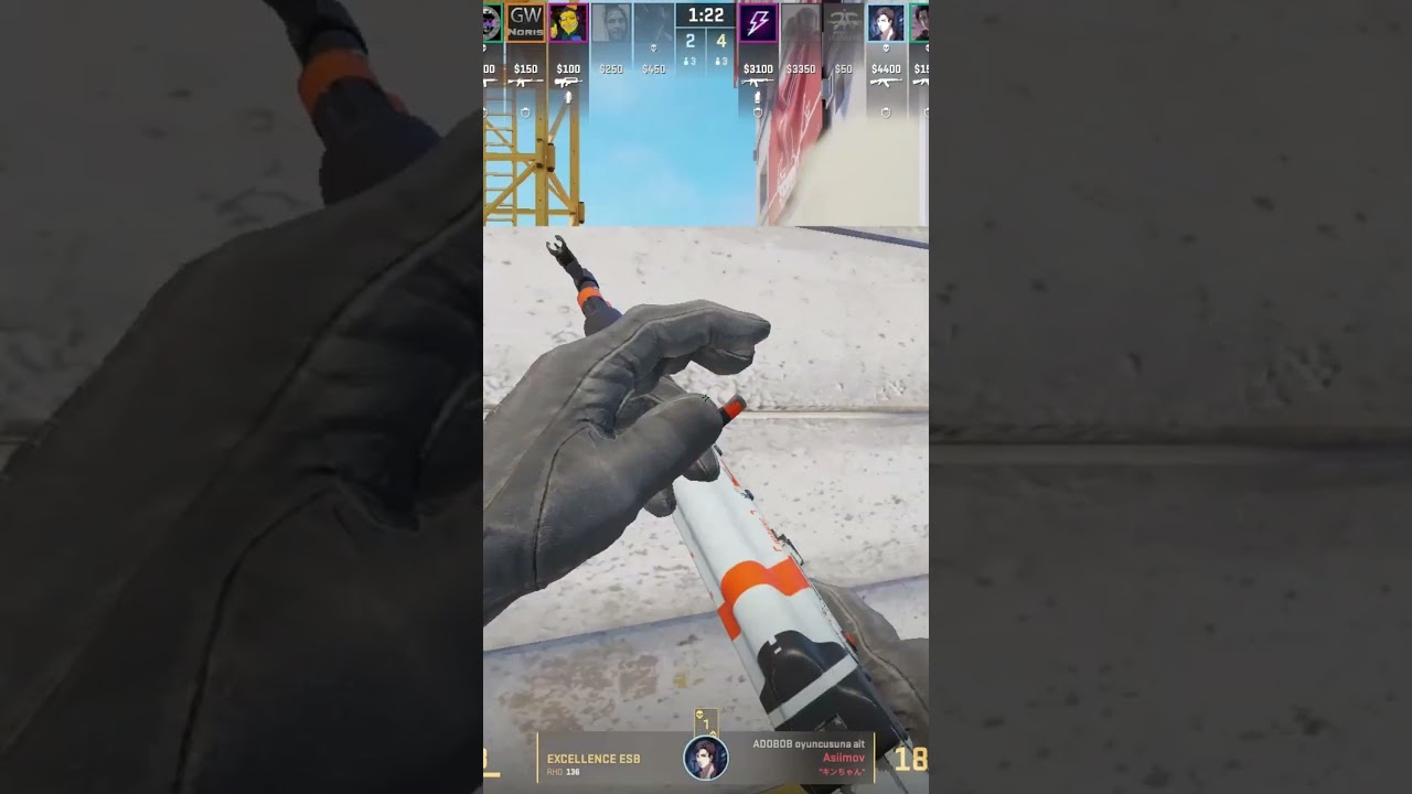 Counter Strike 2 Excellence Vertigo A Ramp GREAT ENTRANCE @creativemantv #shorts  #cs2 #counterstrik