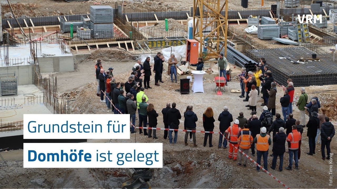Bau der Domh&ouml;fe Wetzlar hat begonnen