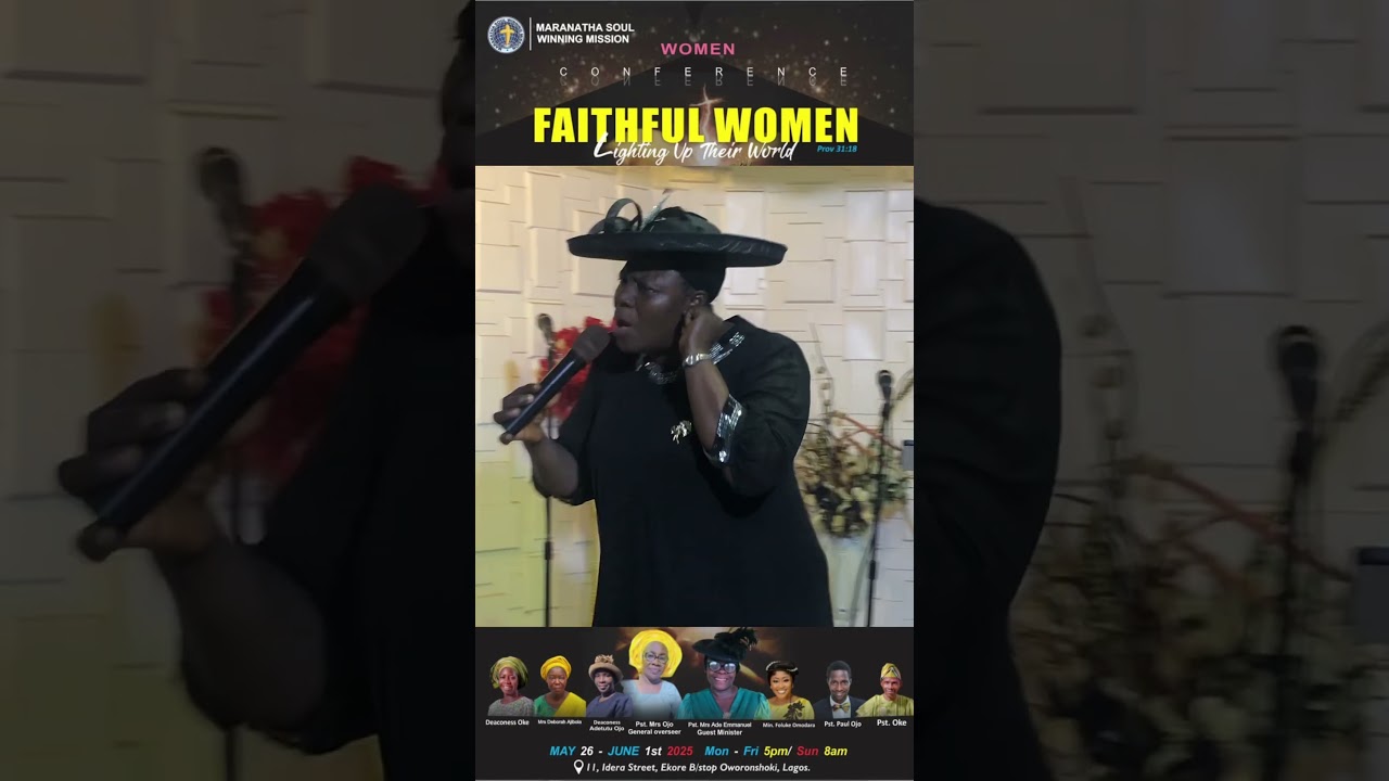WOMEN CONFERENCE 2025 #womenleaders #motivation #gospelmusic #mswm #faithfulwomen