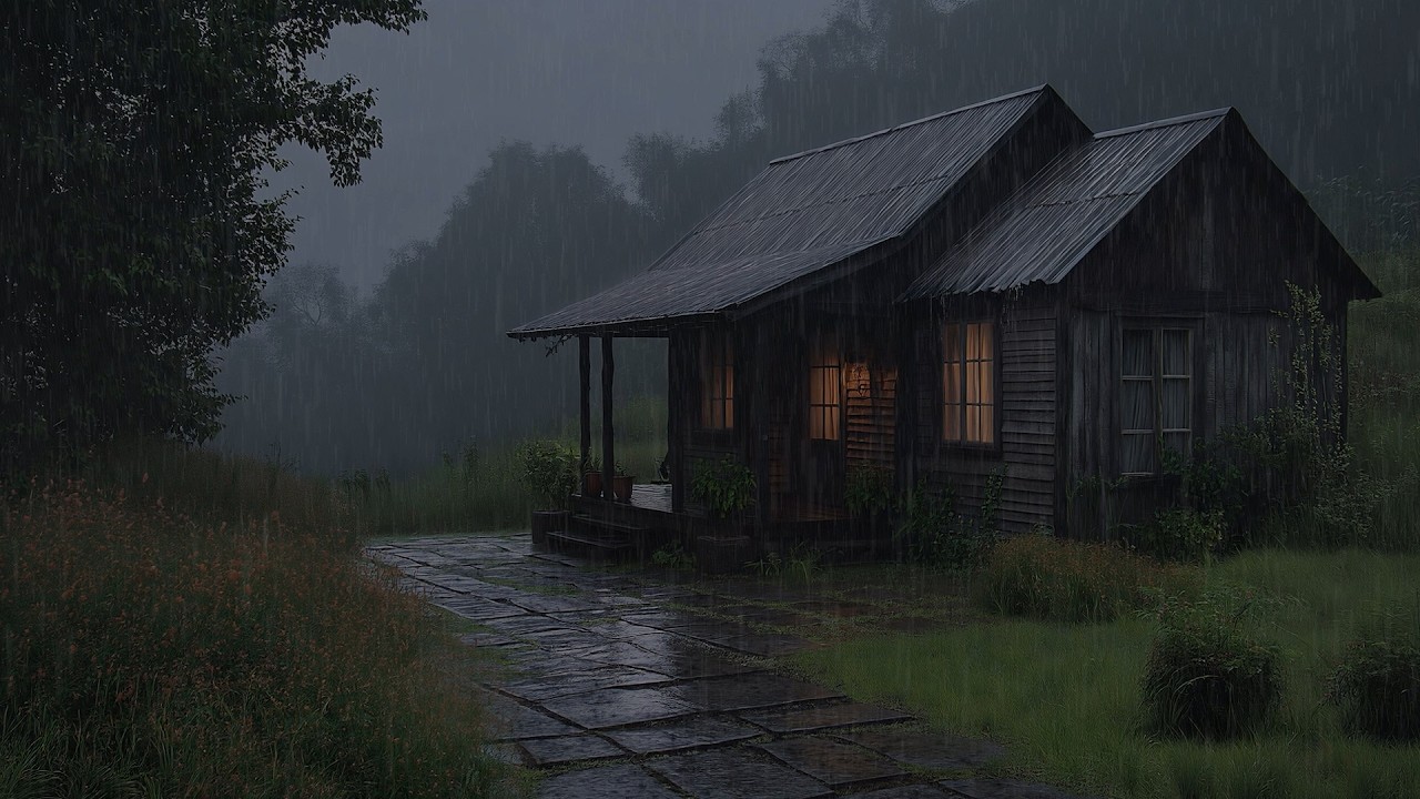 Night Rain Ambience to Help Overthinking Fade and Sleep Come Easily