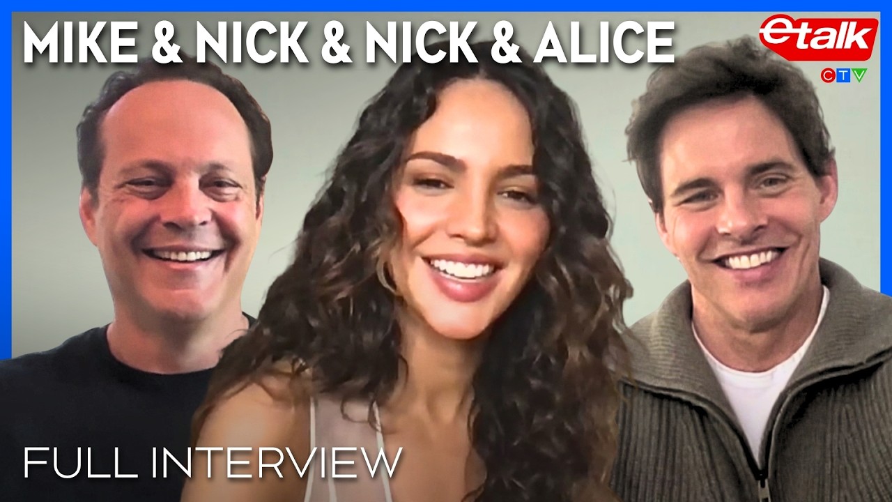Eiza Gonz&aacute;lez is policing James Marsden spoiling 'Doomsday' | 'Mike & Nick & Nick & Alice' Interview