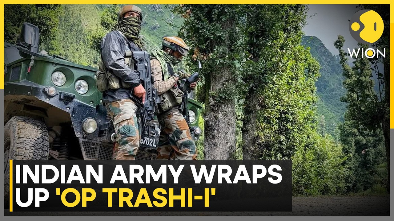 J&k Terror Crackdown: Indian Forces Conclude Operation Trashi‑I | WION