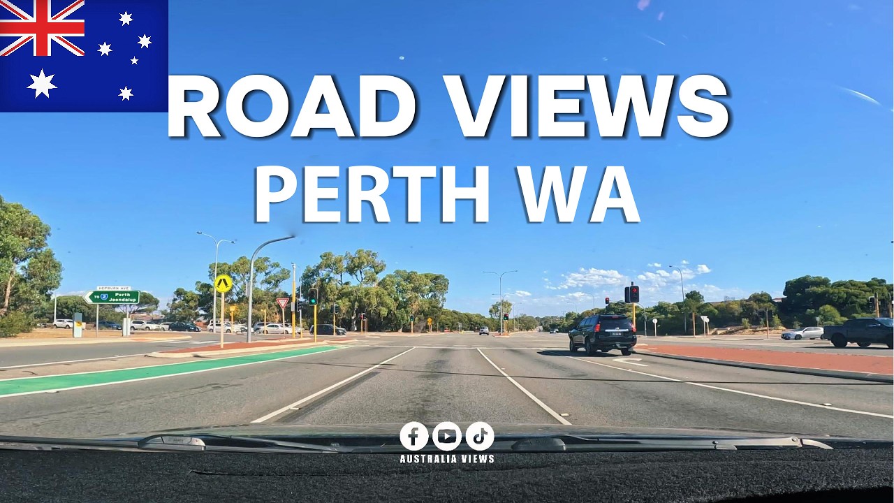 Road views in Perth Western Australia