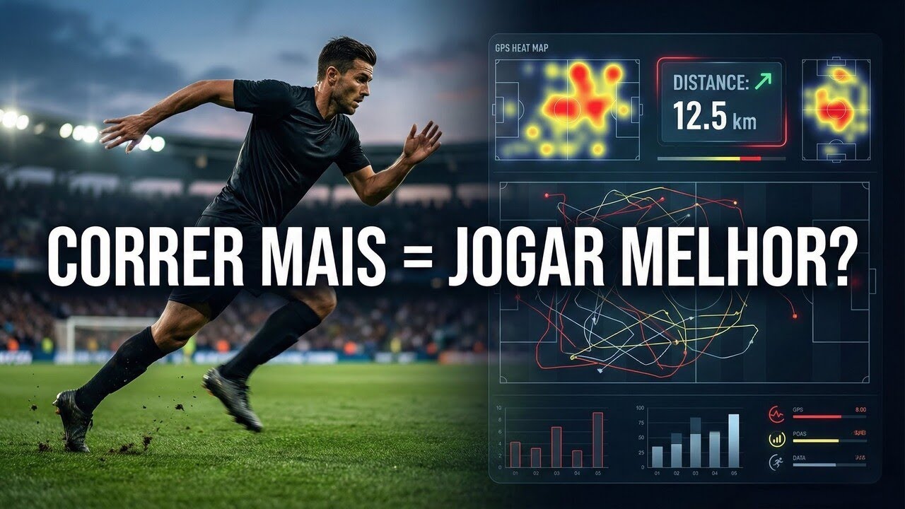 Quem corre MAIS joga MELHOR? A VERDADE por Trás dos Dados no FUTEBOL
