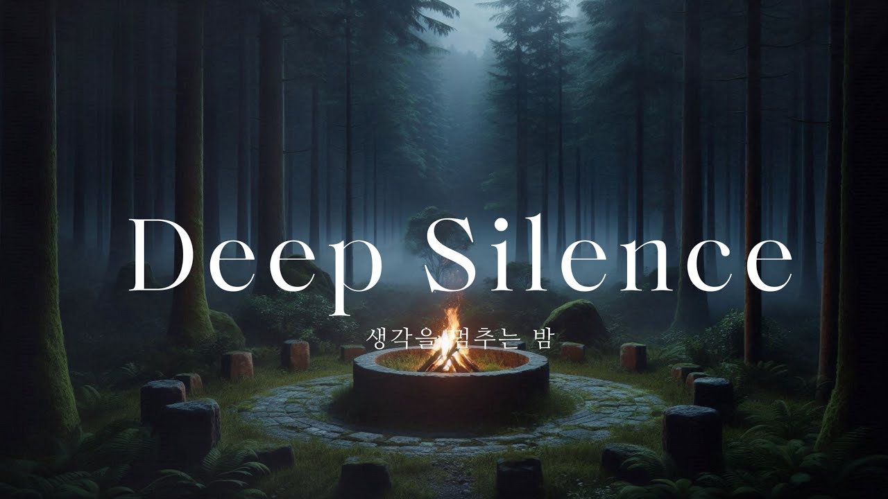 Alone in the Deep Forest 🔥 Campfire Ambience & Dark Music for Sleep [1 Hour]