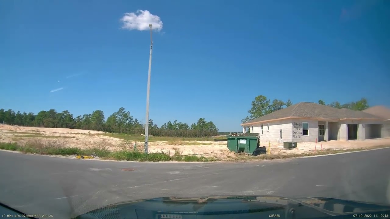 Drive thru of the Longleaf 4 area of On Top of the World (OTOW) Ocala, Florida on Oct 7, 2022