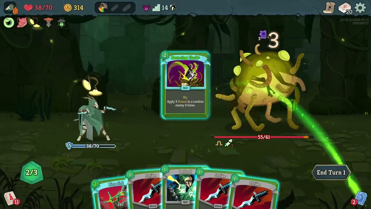 Slay the spire 2 The Silent Running On Noxious Fumes