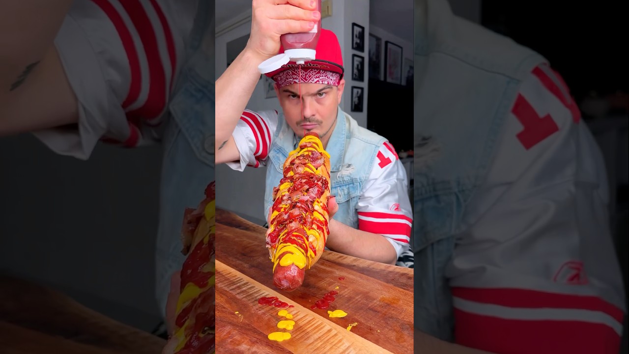 How to eat STREET FOOD properly?😎❤️🌭| CHEFKOUDY