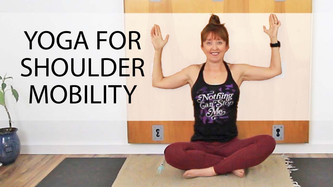 Shoulder Mobility Exercises - 10 Minute Follow Along Yoga Routine to Relieve Tension No Equipment