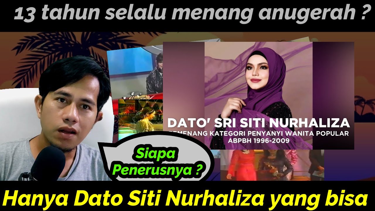 TERLALU HEBAT !! DATO SITI NURHALIZA PENYANYI WANITA POPULER Since 1996 - 2009 (13 tahun)