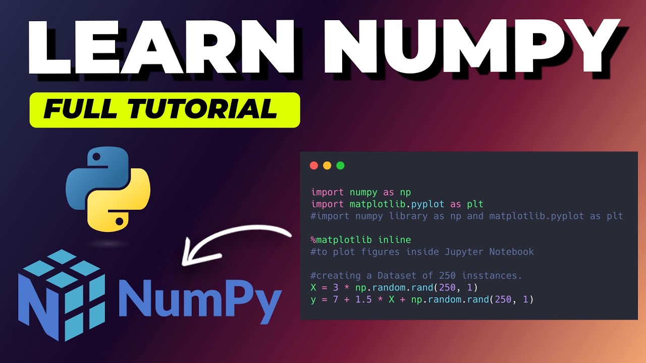 To&agrave;n bộ về NUMPY trong PYTHON