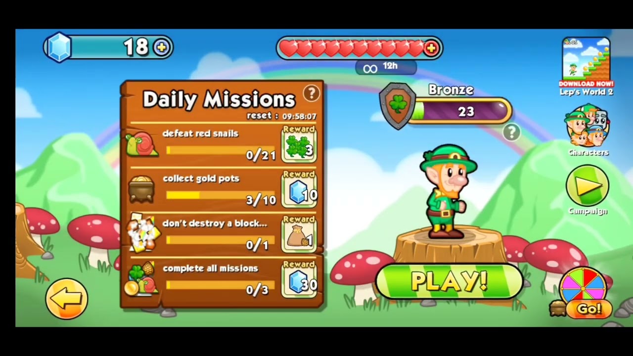 Lep’s World 3 Gameplay – First Adventure 🍀 | Classic Platform Game#LepsWorld3#MobileGaming