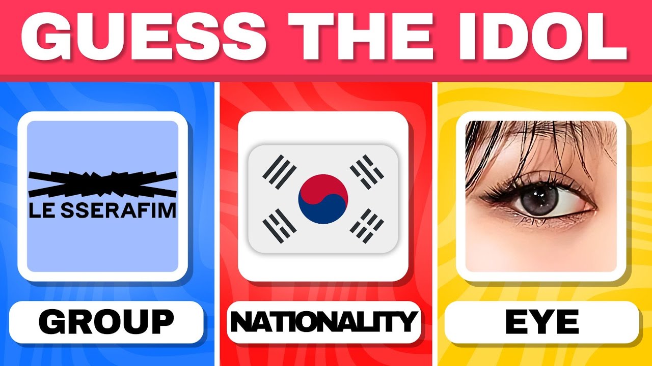 GUESS THE KPOP IDOL BY 3 CLUES 🧩🤔 | QUIZ GAME 2025