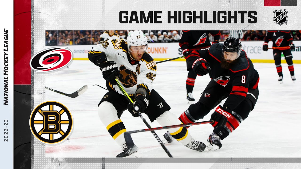 Hurricanes @ Bruins 11/25 | NHL Highlights 2022