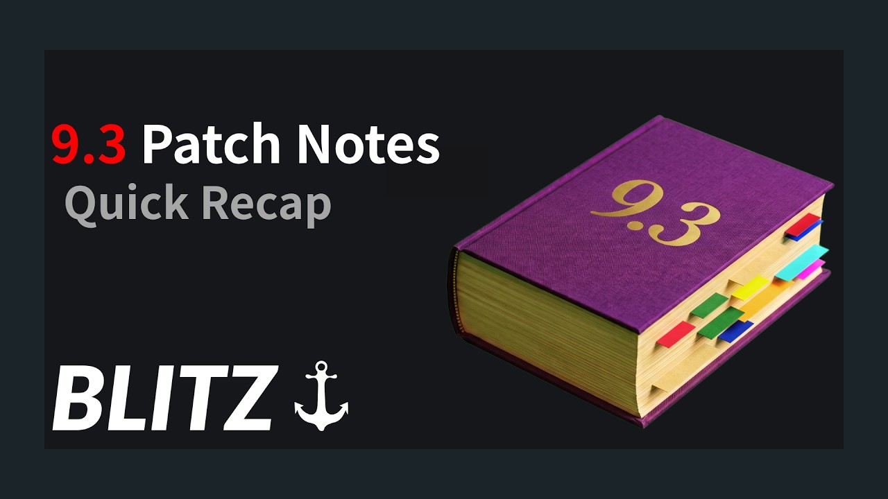 [Quick Recap] 9.3 Patch Notes