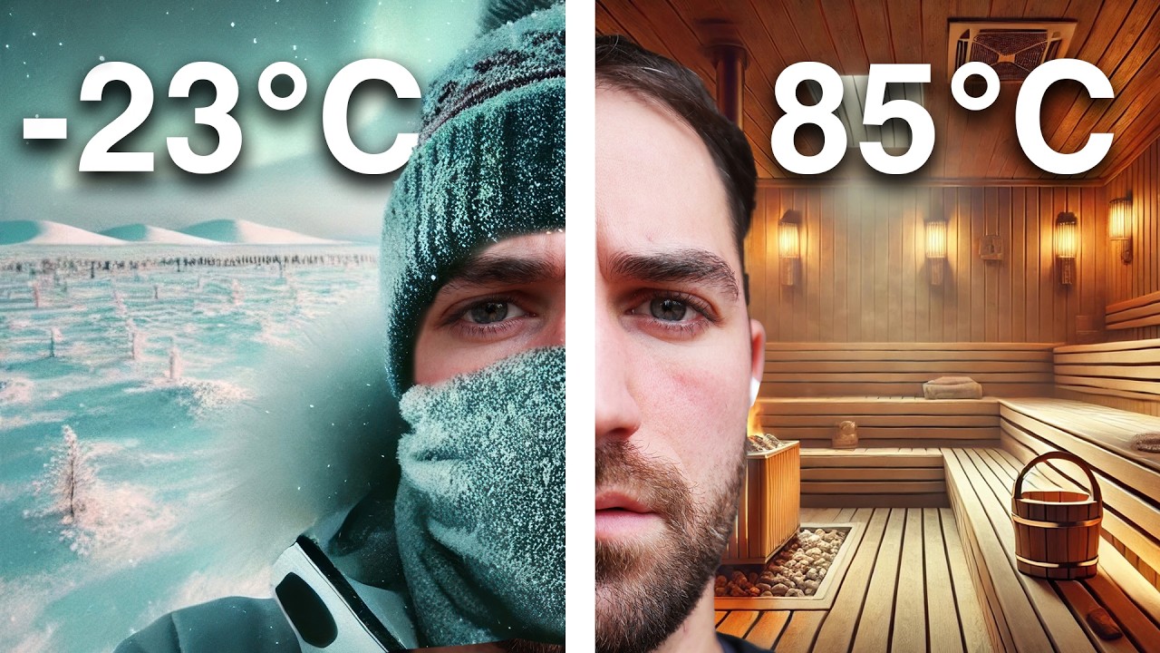 TÚLÉLTÜK A -23°LAPPFÖLDÖN VS. A 85°C FINN SZAUNÁT (Henryvel és Rebekával)