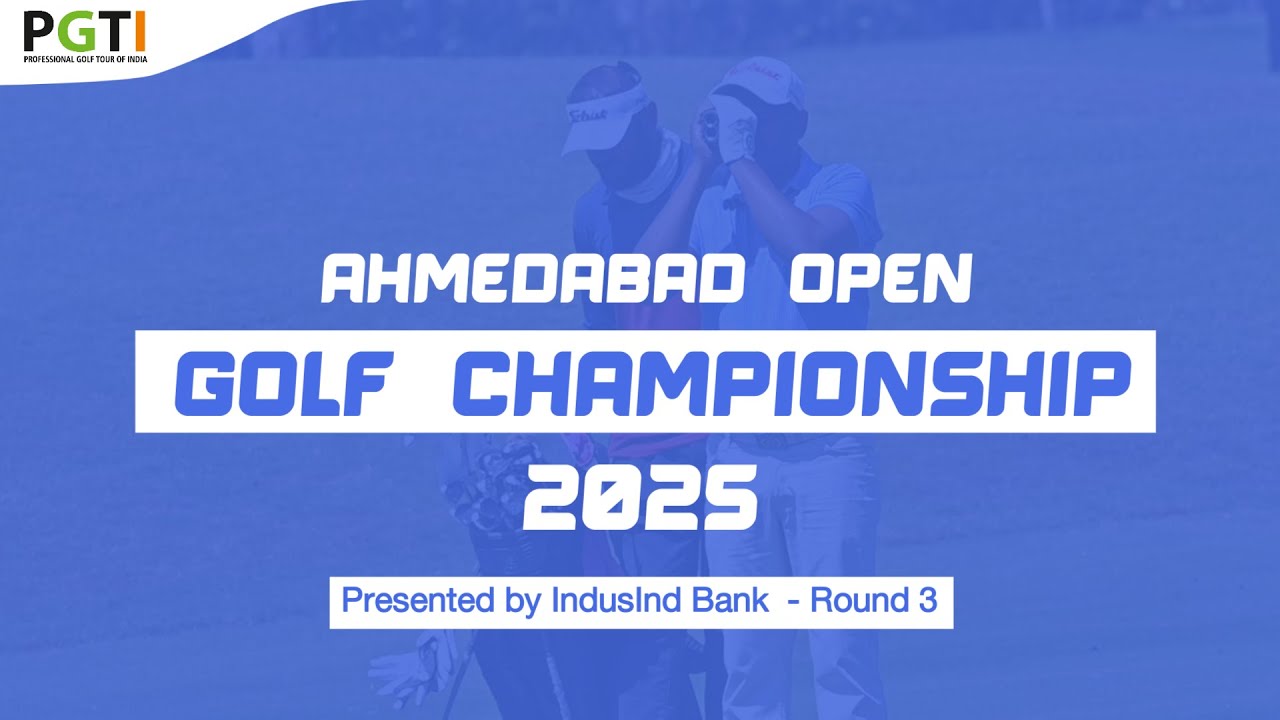 Round 3 Live Telecast | Ahmedabad Open Golf Championship'25 |  PGTI | Kensville Golf & Country Club