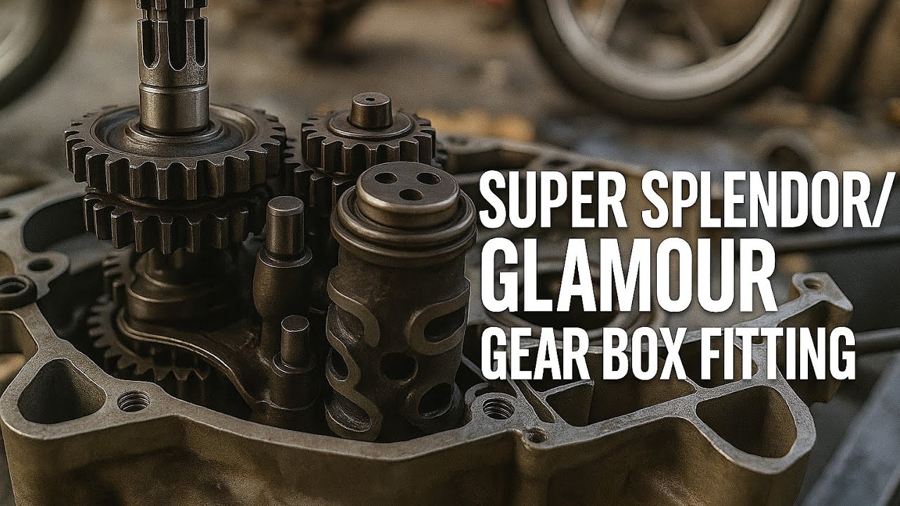 Super splendor gear box fitting glamour gear box fitting,#TheClassicGarage