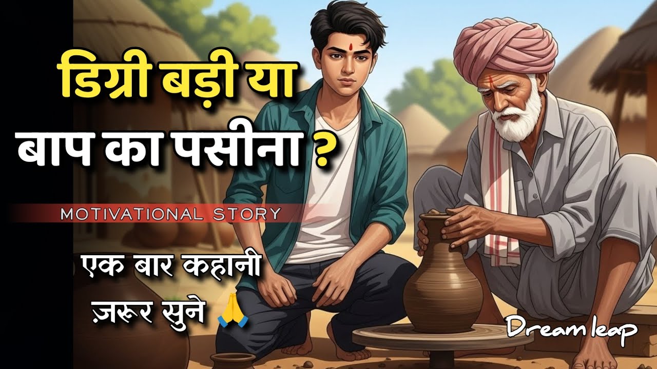 डिग्री बड़ी या बाप का पसीना? | Heart Touching Motivational Story | #motivational  #trend