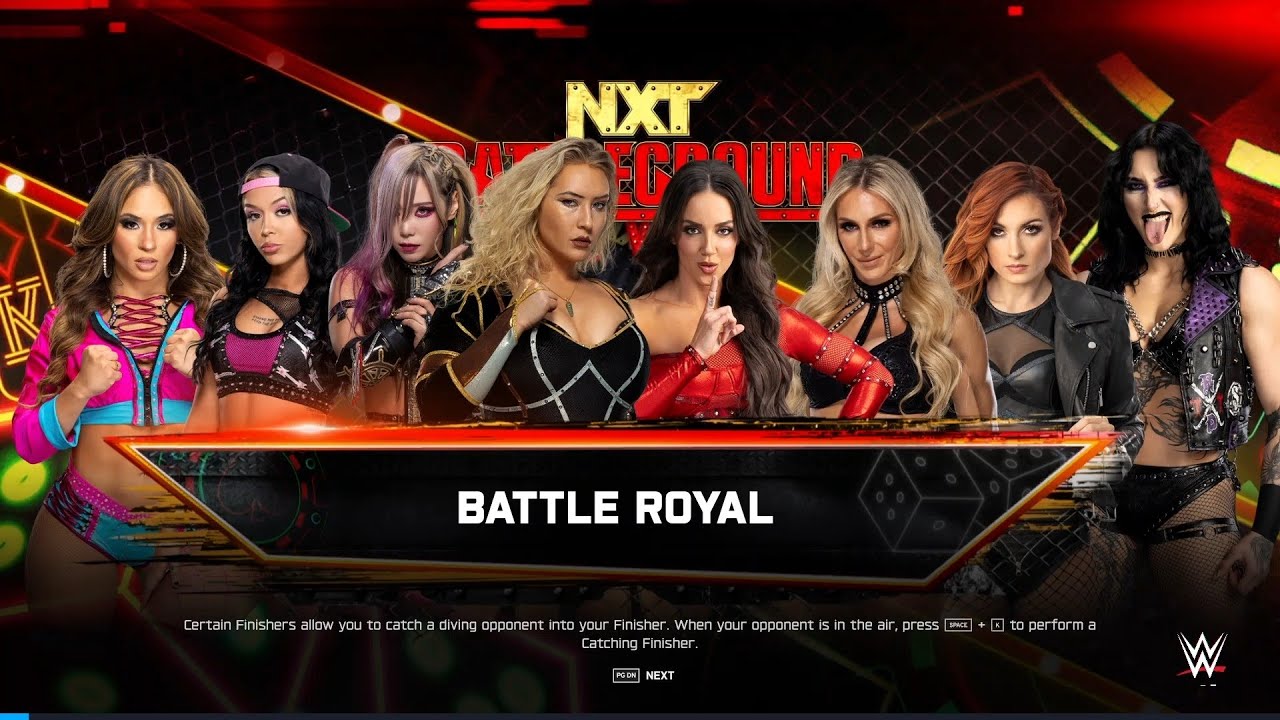 FULL MATCH : Battle Royal | 8 Women Match | WWE2K25 | Pasla Gaming |