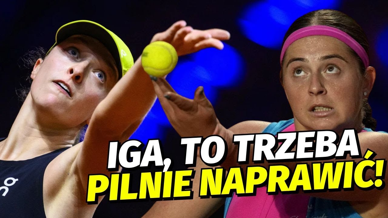 IGA ŚWIĄTEK MUSI TO NAPRAWIĆ. Z OSTAPENKO TO BYŁA KATASTROFA | Super Tenis