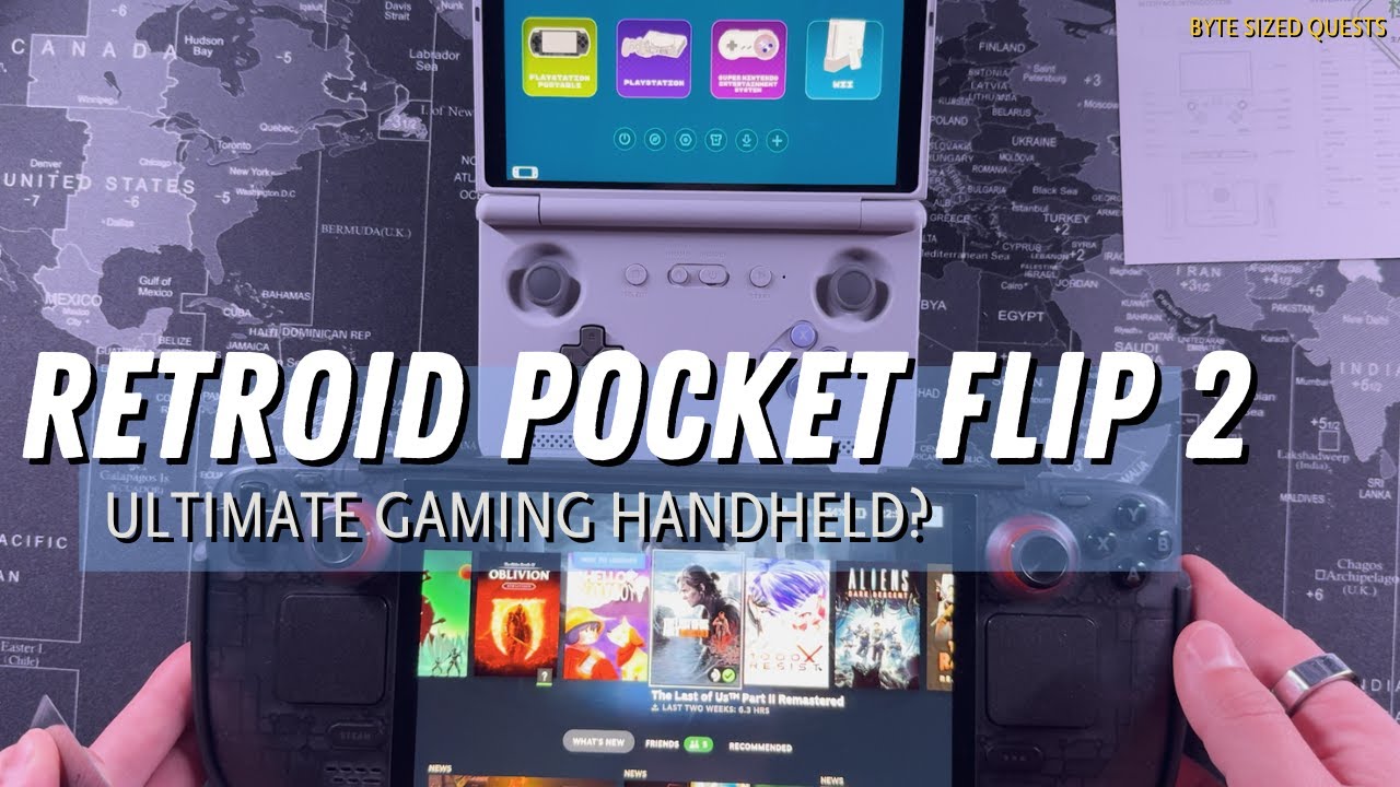 Unboxing the Retroid Pocket Flip 2 – Should you buy this Retro Gaming Handheld in 2025?