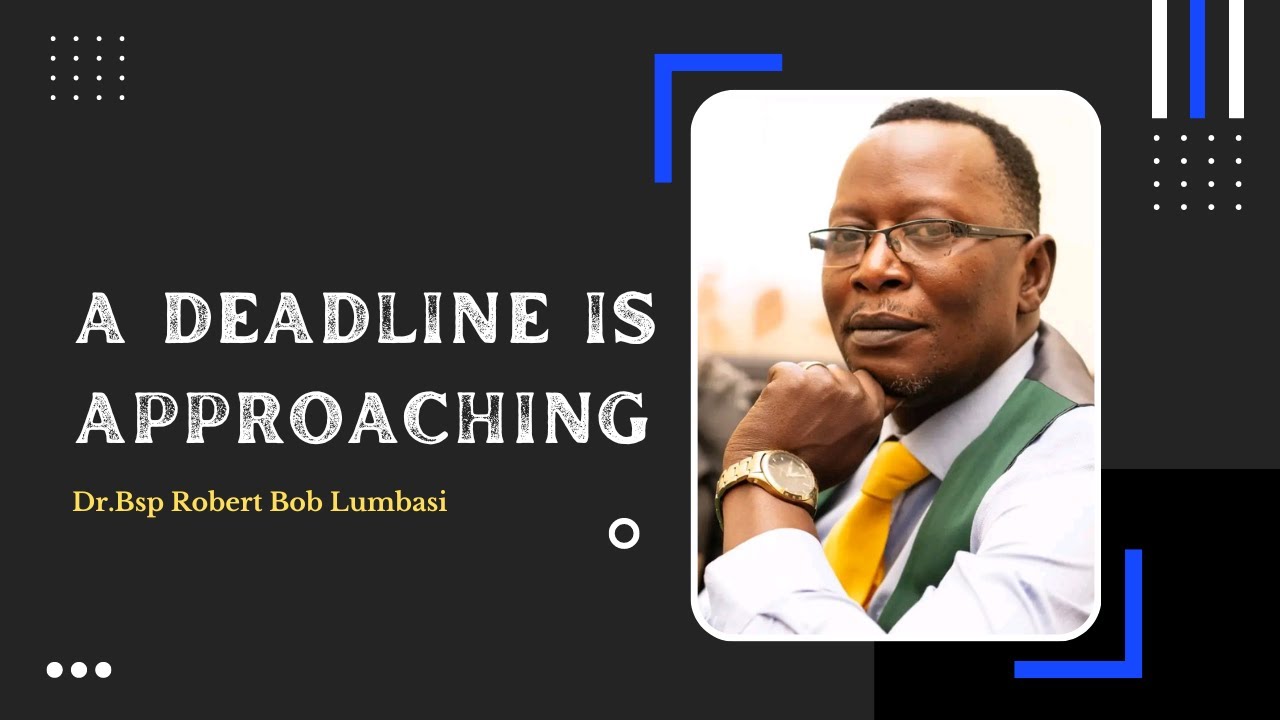 A DEADLINE IS APPROACHING