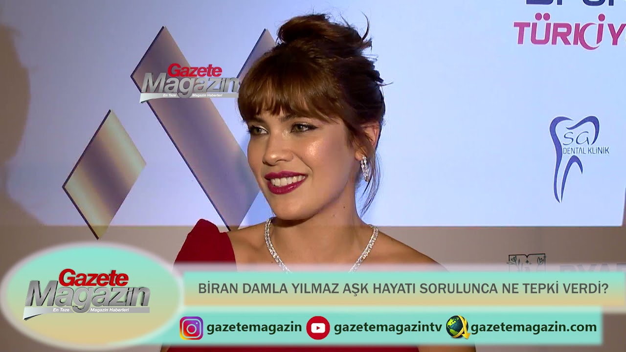 BİRAN DAMLA YILMAZ AŞK HAYATI SORULUNCA NE TEPKİ VERDİ?