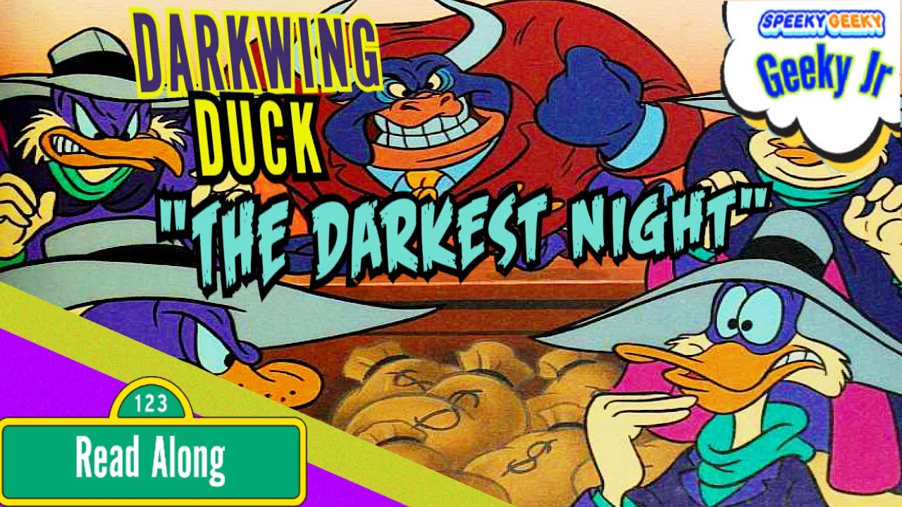 Disney's Darkwing Duck: The Darkest Night Read Along (Book w/voices) ~ DARKWING DUCK & LAUNCHPAD