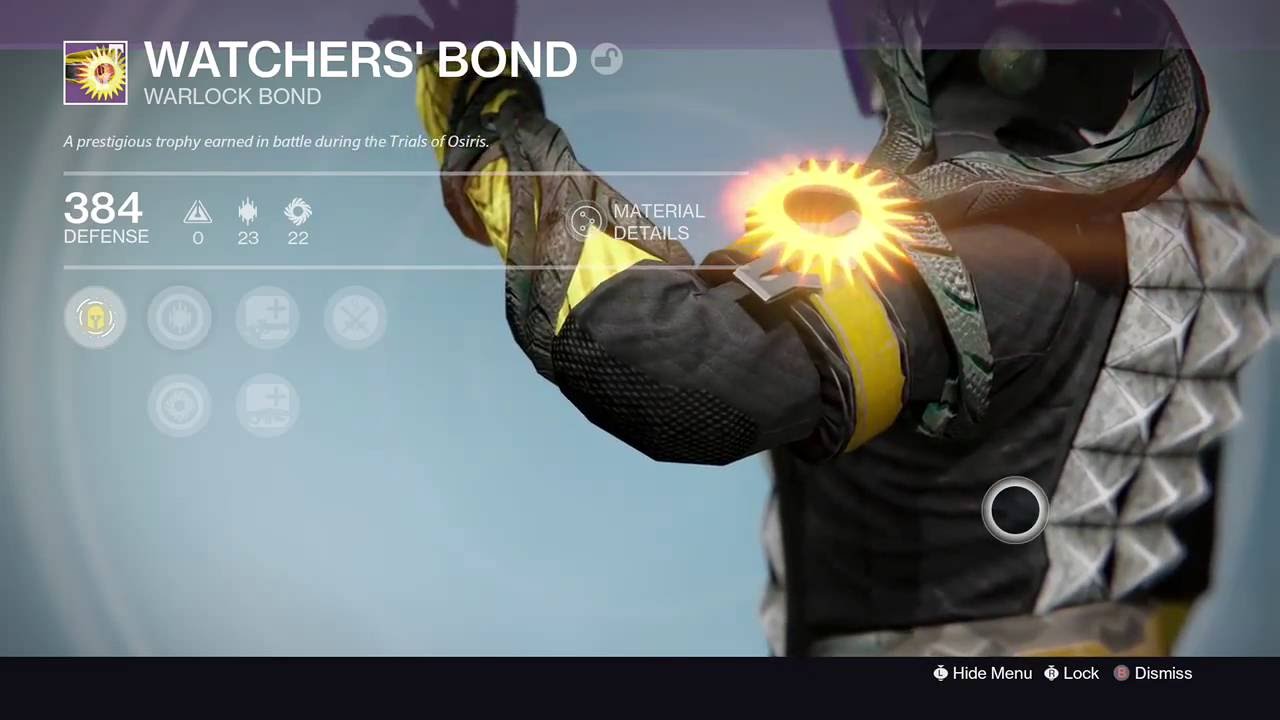 Destiny Rise of Iron - Year 3 Trials of Osiris loot