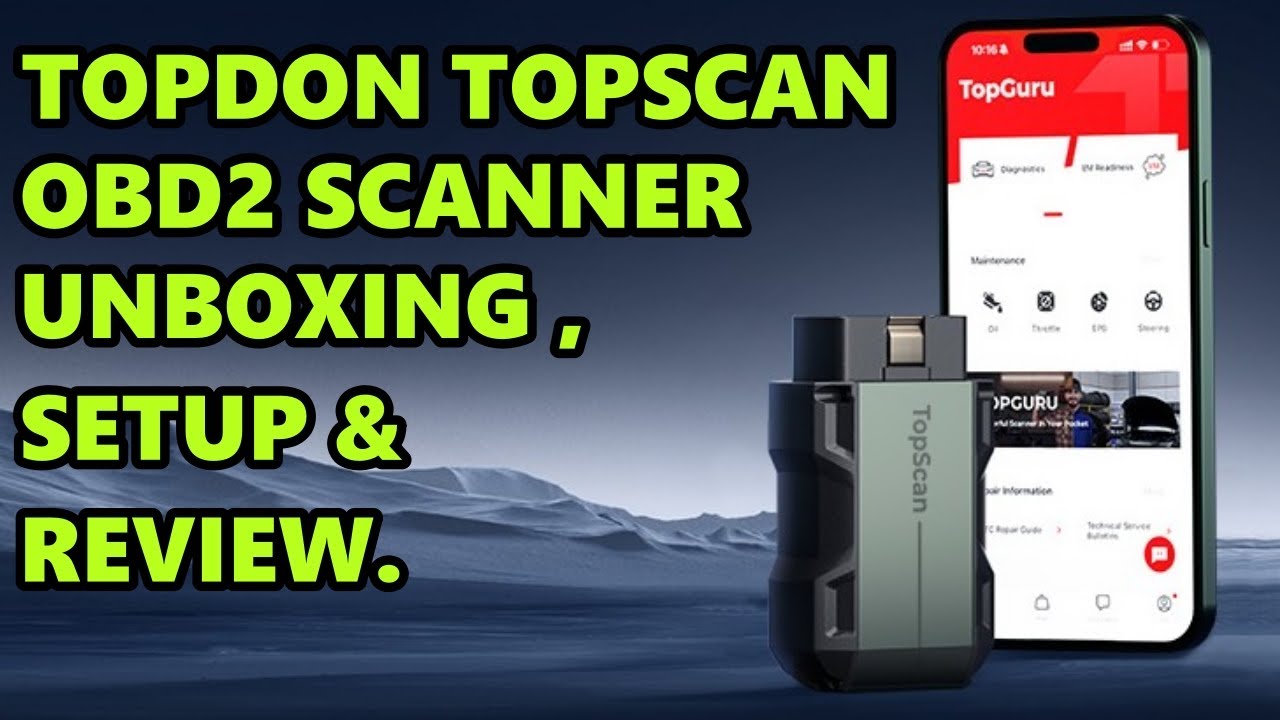 Topdon Topscan OBD2 Bluetooth Scan Tool – Full Setup, Features & Honest First Use Review! $64
