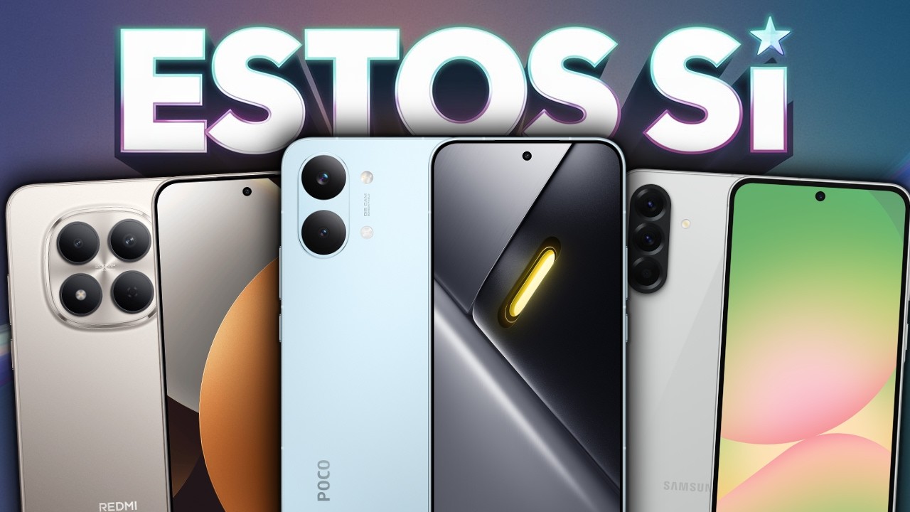 Top 7 MEJORES telefonos celulares CALIDAD-PRECIO para COMPRAR en 2026