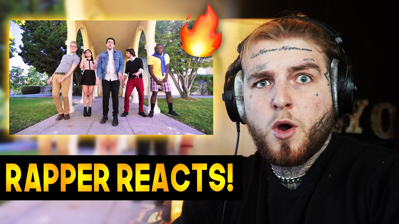 RAPPER REACTS To | Pentatonix -  Can't Hold Us (Macklemore & Ryan Lewis cover)