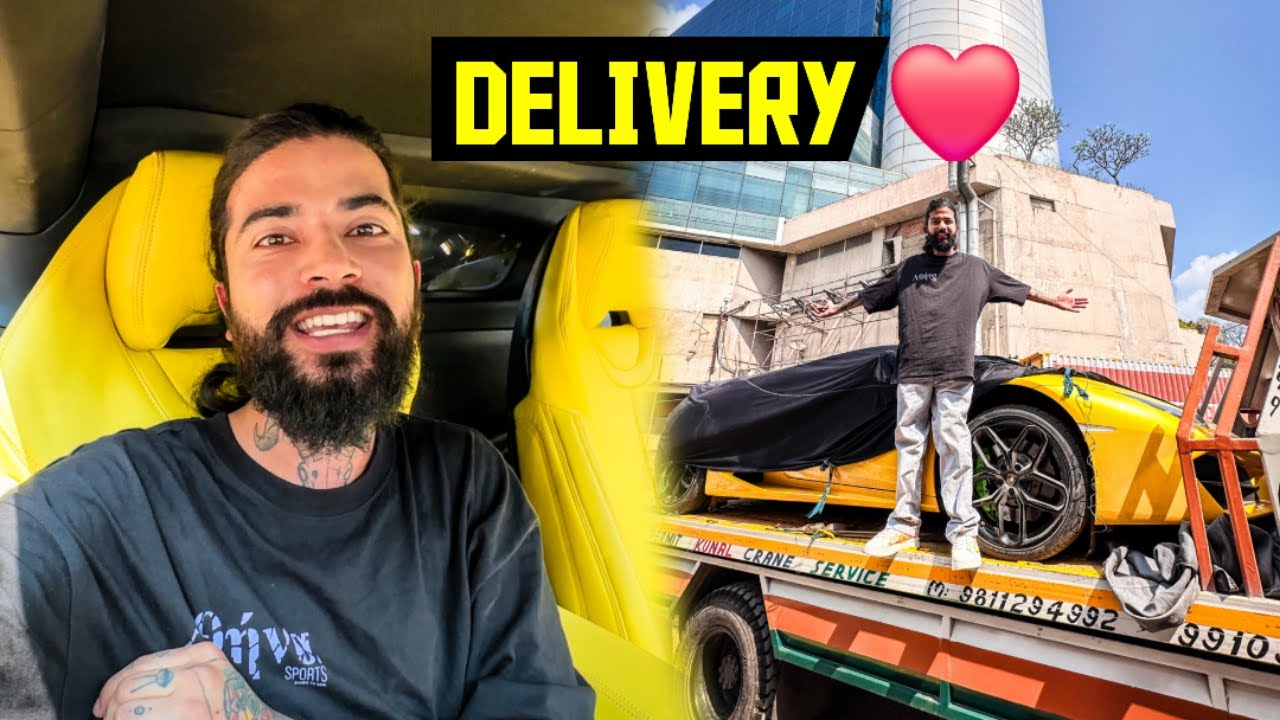 Aakhir Apni New Modified Lamborghini Ki Delivery Lehi Li Chennai Mai 😍