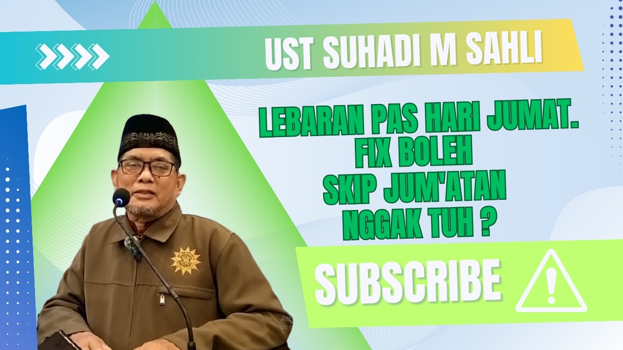 POV: Lebaran Pas Hari Jumat. Fix Boleh Skip Jum'atan Nggak Tuh ? Masjid Al Fath Kalibokor