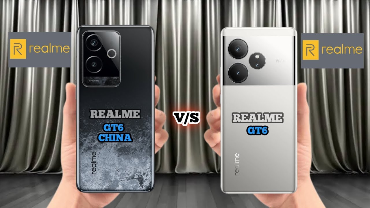 REALME GT 6 CHINA VS REALME GT 6 , FULL CAMPER ........