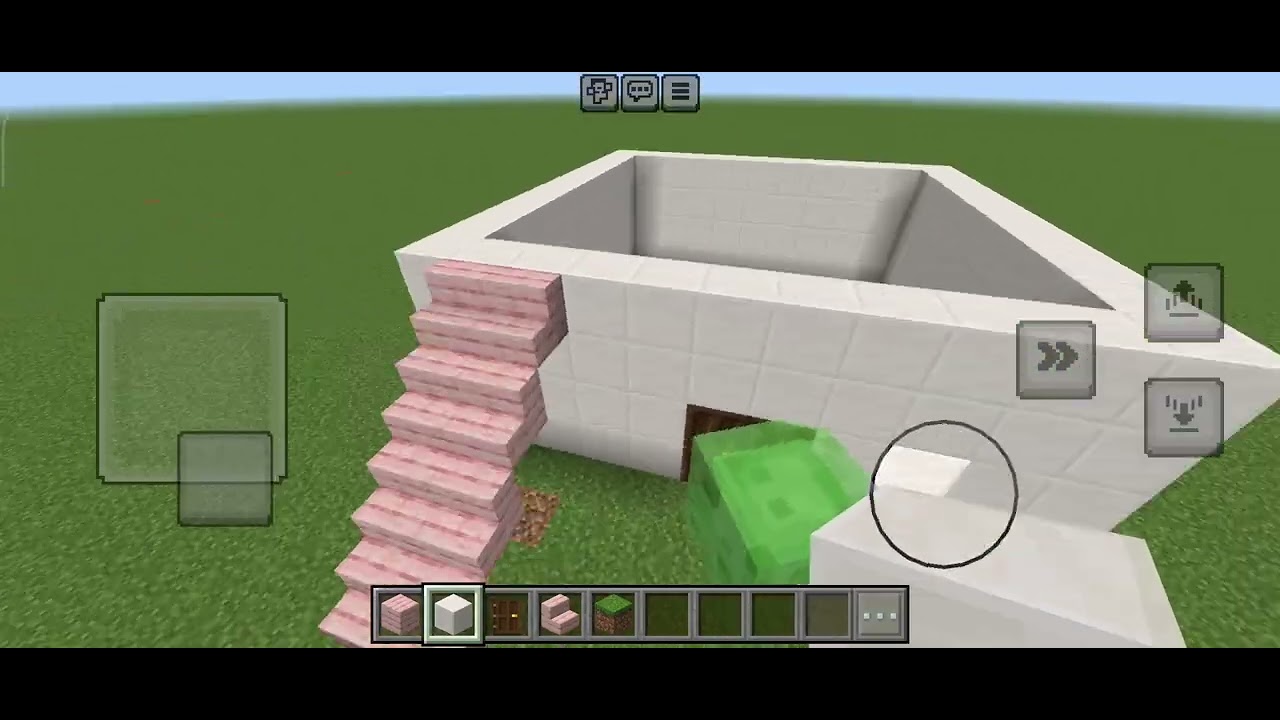 how to make an pink house in minecraft