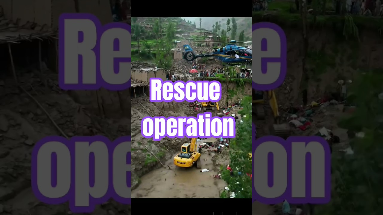 Rescue operation continue in effected areas || Ai scenes | #floodinpakistan #flood #shorts #trending