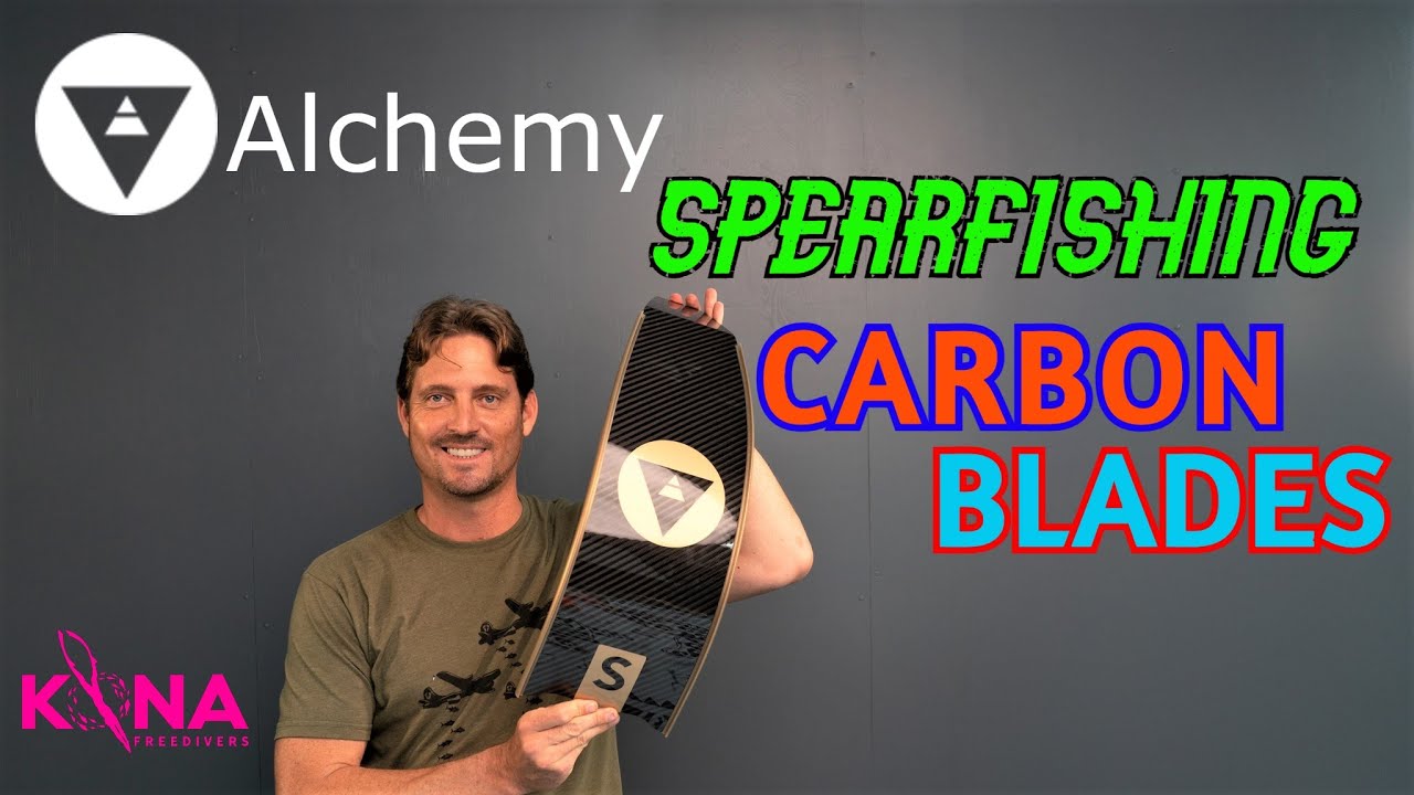 Alchemy S-Line Carbon Blades | Spearfishing Fins | Kona Freedivers